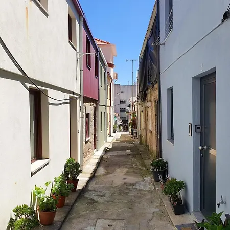 Typical House In A Historical Pedestrian Quarter Porto